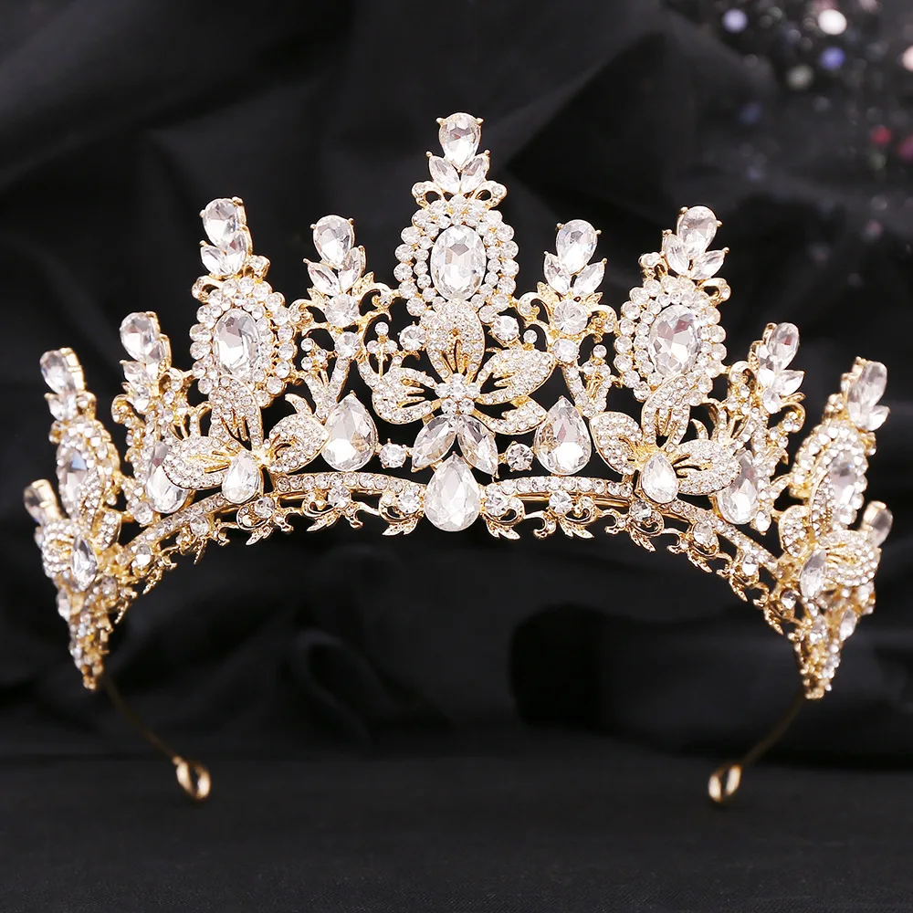 Opal Baroque Statement Tiara
