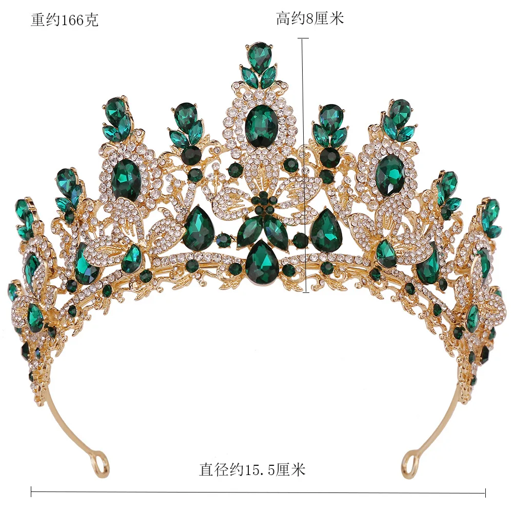 Opal Baroque Statement Tiara