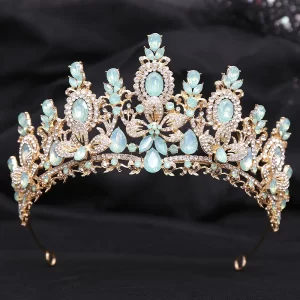Opal Baroque Statement Tiara