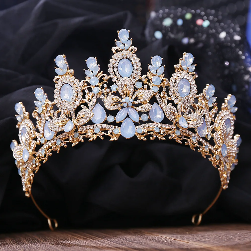 Opal Baroque Statement Tiara