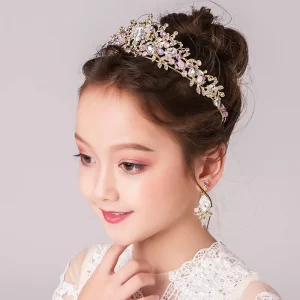 Little Princess Pearl Crystal Crown