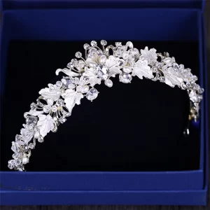 Royal Pearl & Rhinestone Crown