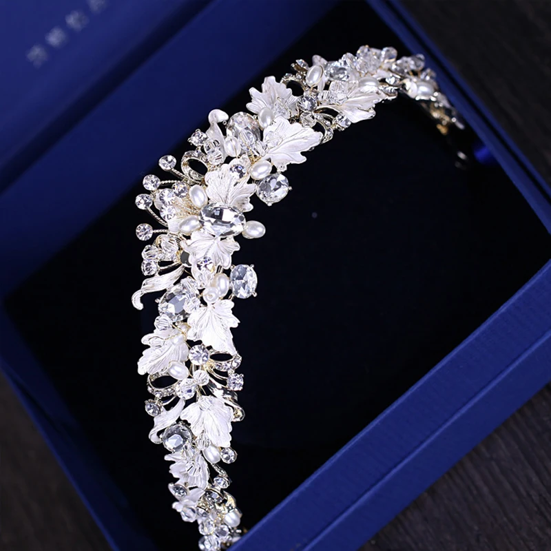 Royal Pearl & Rhinestone Crown