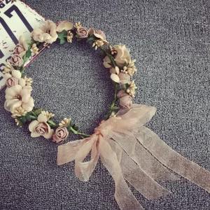 Handwoven Flower Wreath Crown