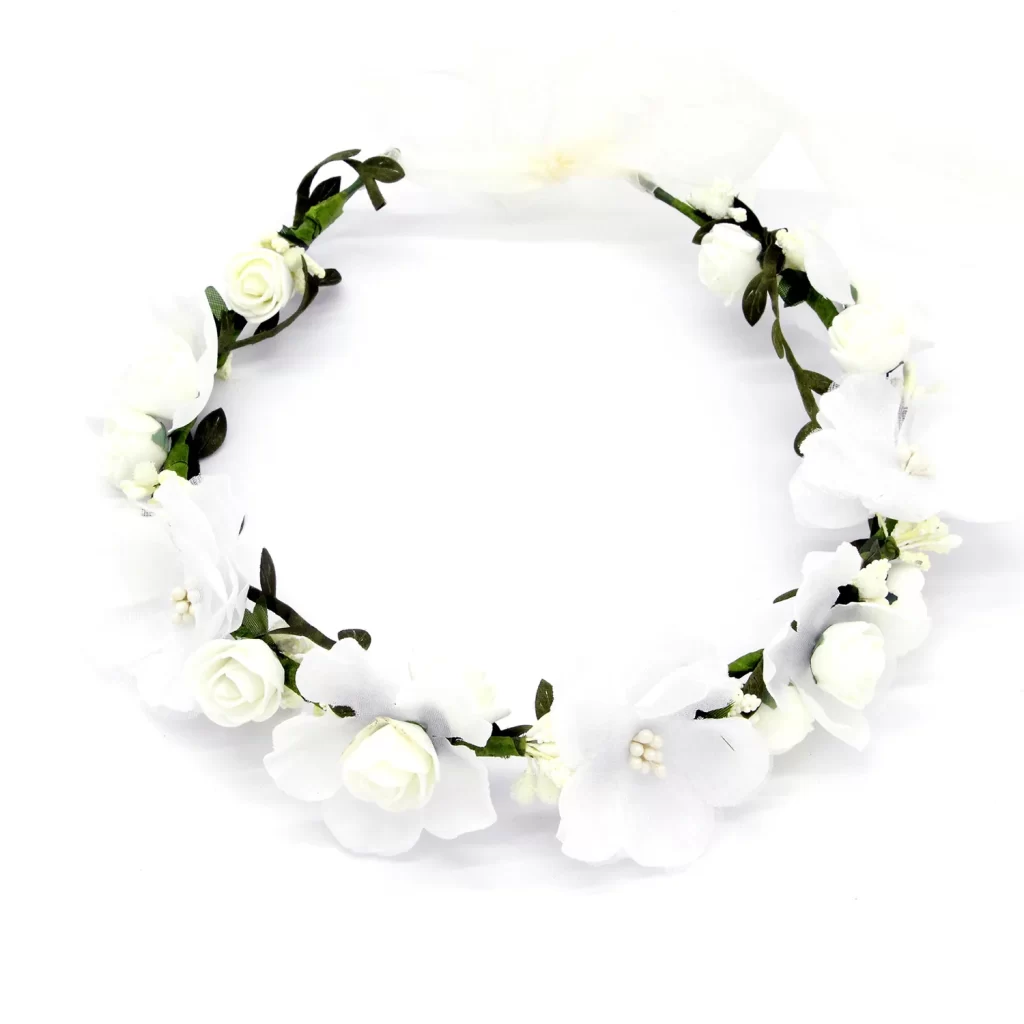 Handwoven Flower Wreath Crown