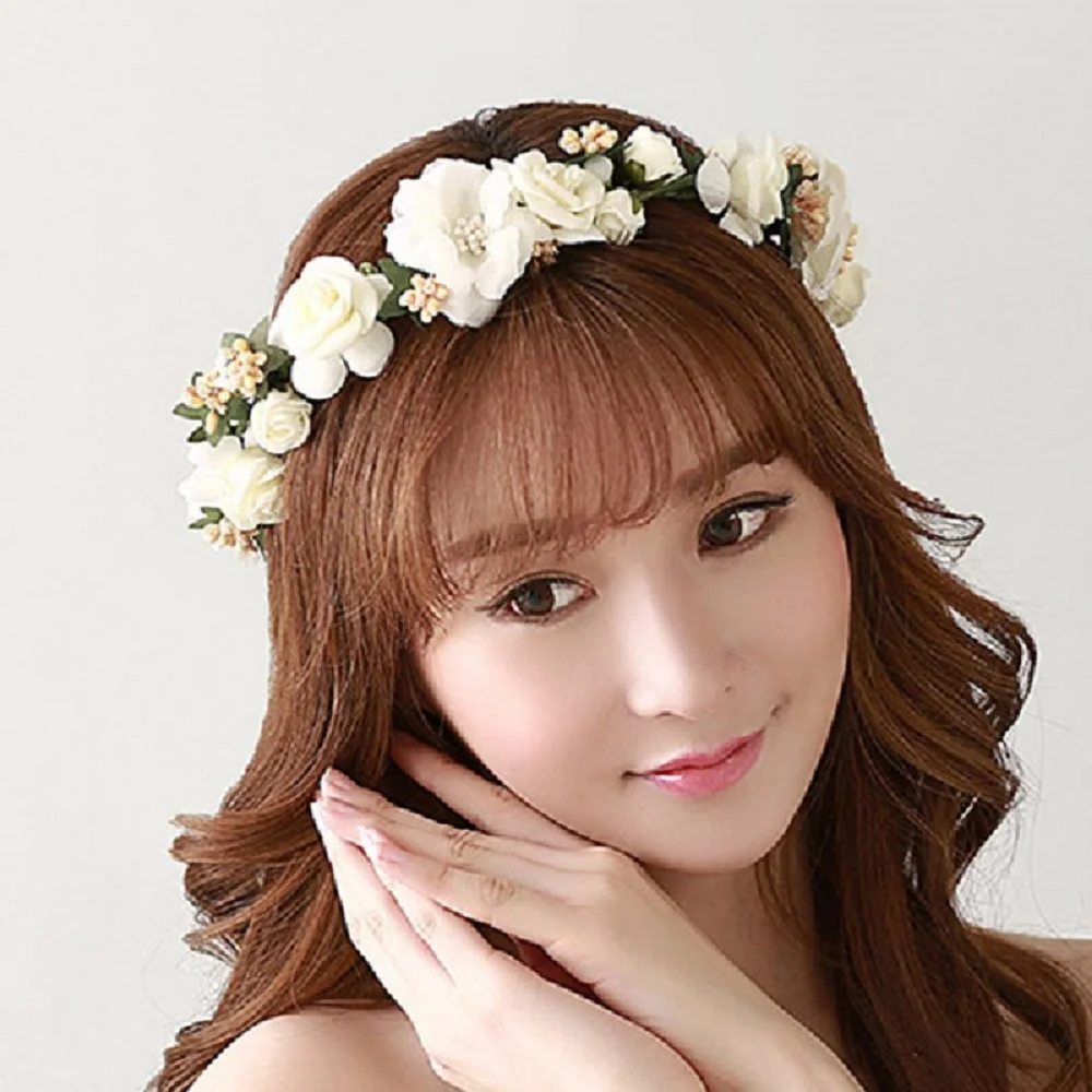 Handwoven Flower Wreath Crown
