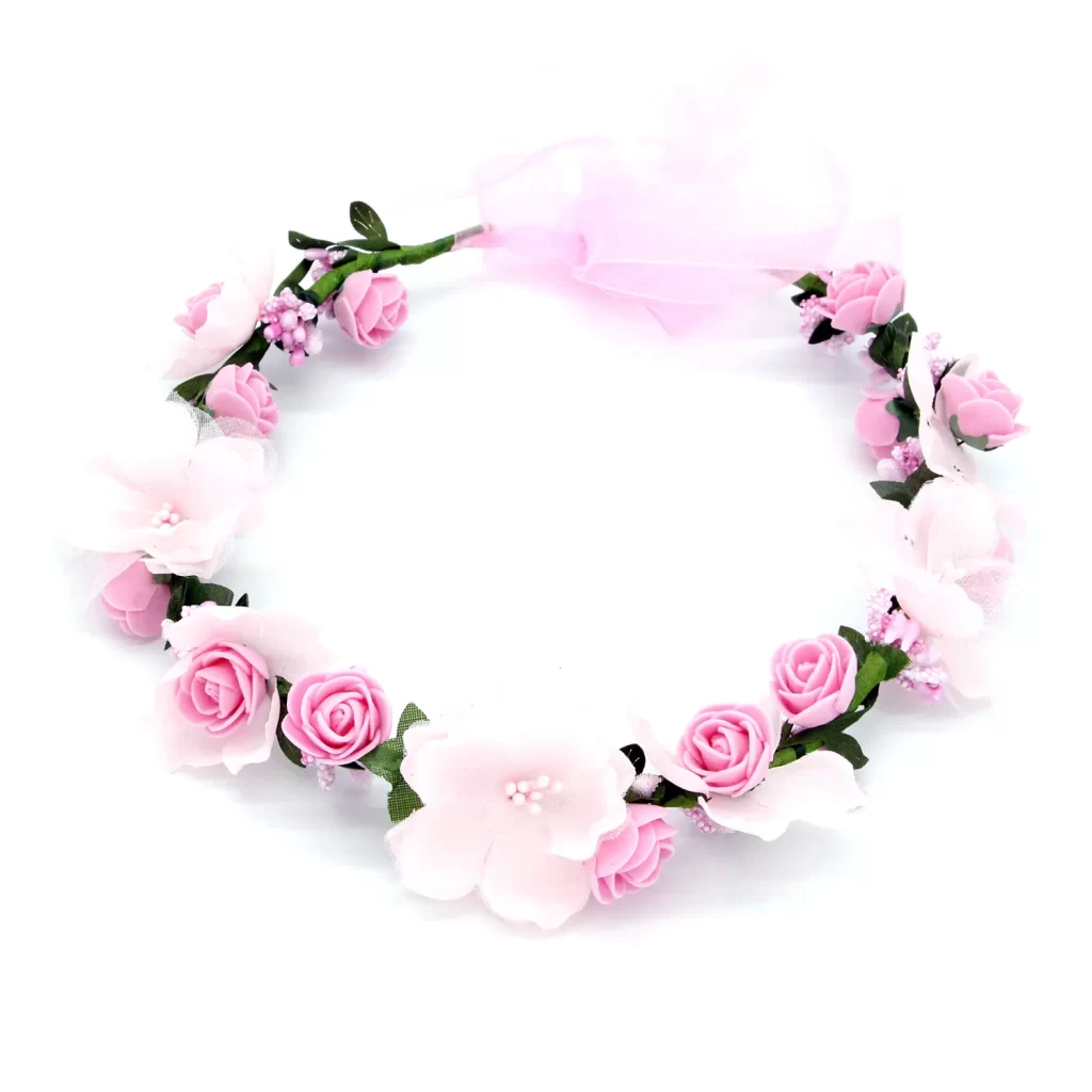 Handwoven Flower Wreath Crown