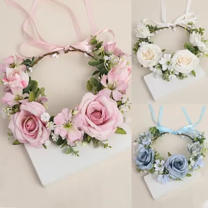 Handwoven Flower Wreath Crown
