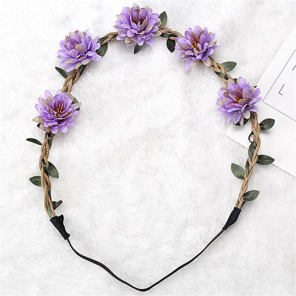Boho Bride Flower Crown