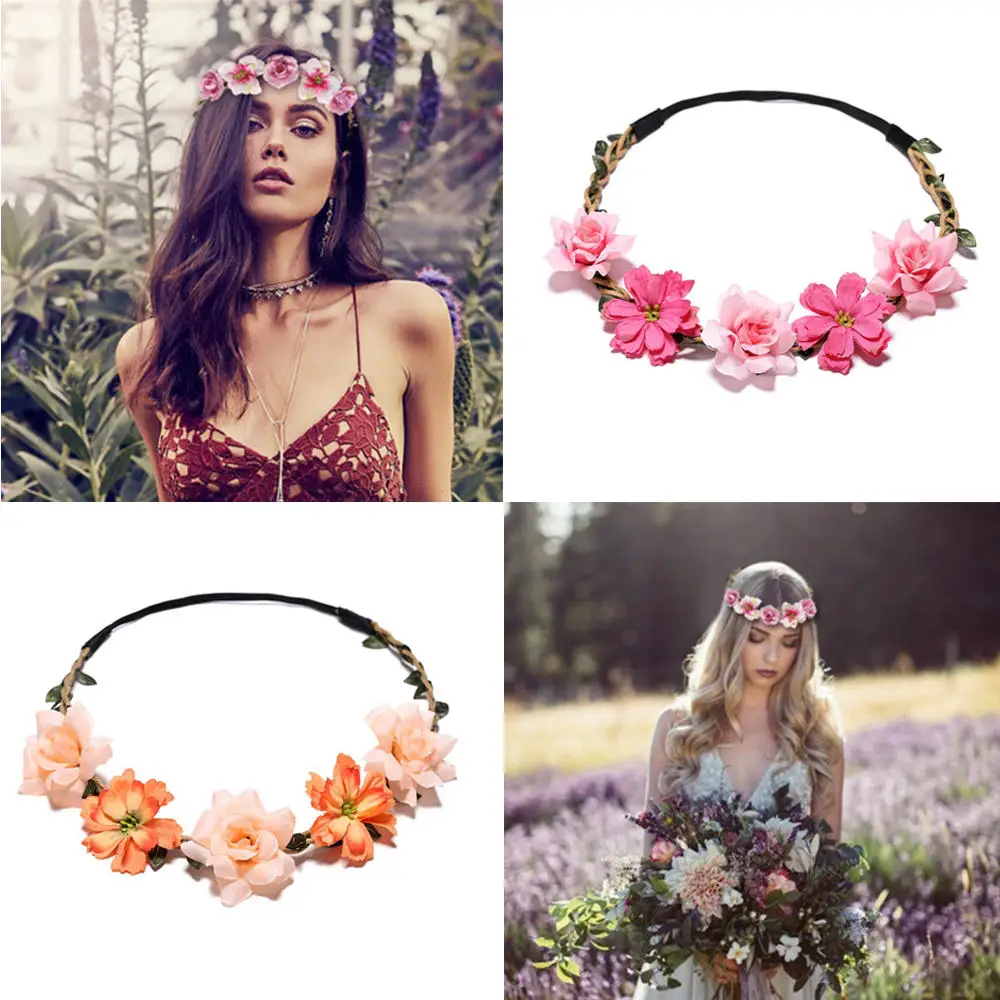 Boho Bride Flower Crown