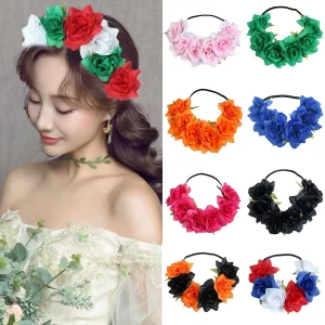 Whimsical Bride Flower Crown