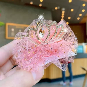 Lace Princess Dog Crown Clip