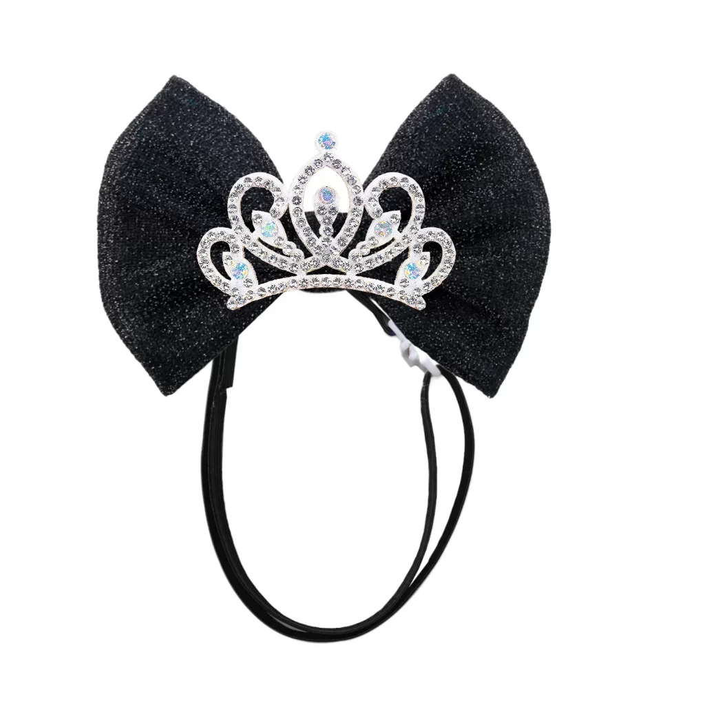 Diamond Sparkle Dog Bow