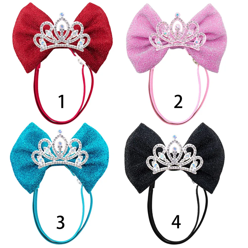Diamond Sparkle Dog Bow - Image 6